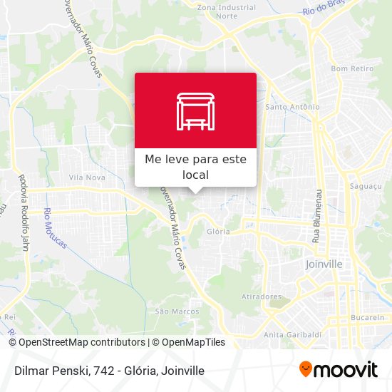 Dilmar Penski, 742 - Glória mapa