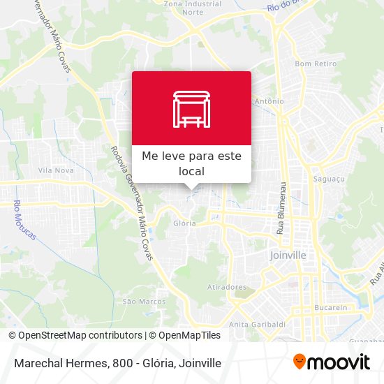 Marechal Hermes, 800 - Glória mapa