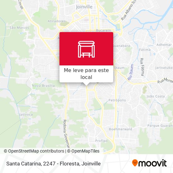 Santa Catarina, 2247 - Floresta mapa