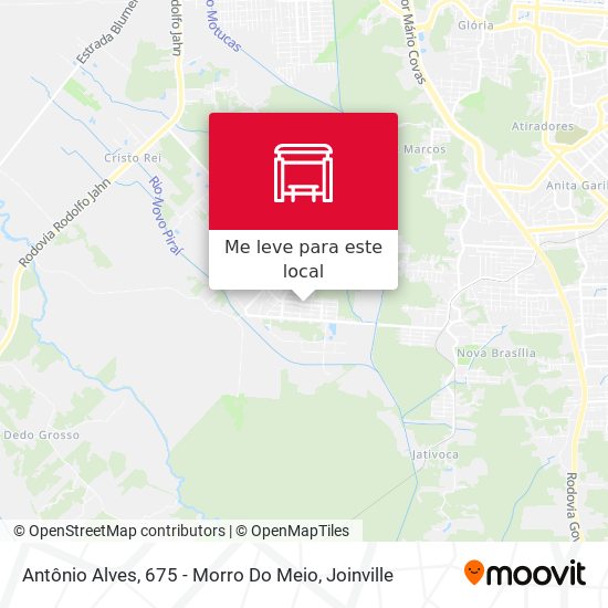 Antônio Alves, 675 - Morro Do Meio mapa