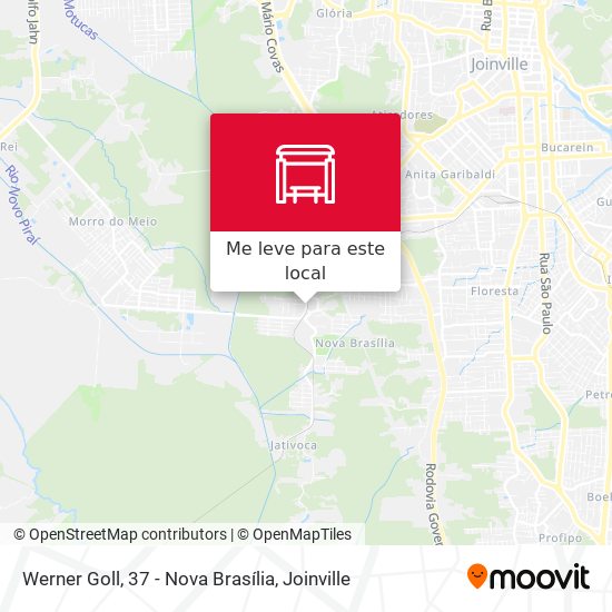 Werner Goll, 37 - Nova Brasília mapa