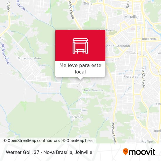 Werner Goll, 37 - Nova Brasília mapa