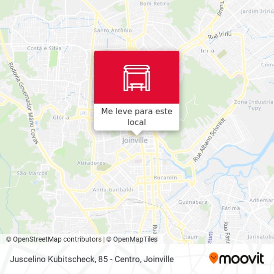 Juscelino Kubitscheck, 85 - Centro mapa
