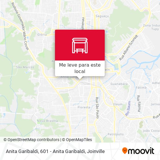 Anita Garibaldi, 601 - Anita Garibaldi mapa