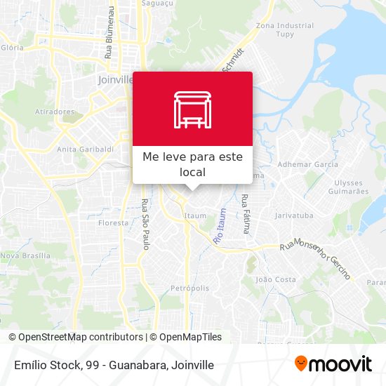 Emílio Stock, 99 - Guanabara mapa