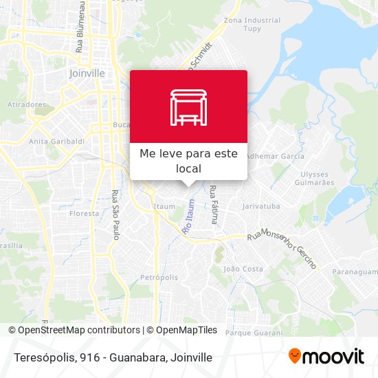 Teresópolis, 916 - Guanabara mapa
