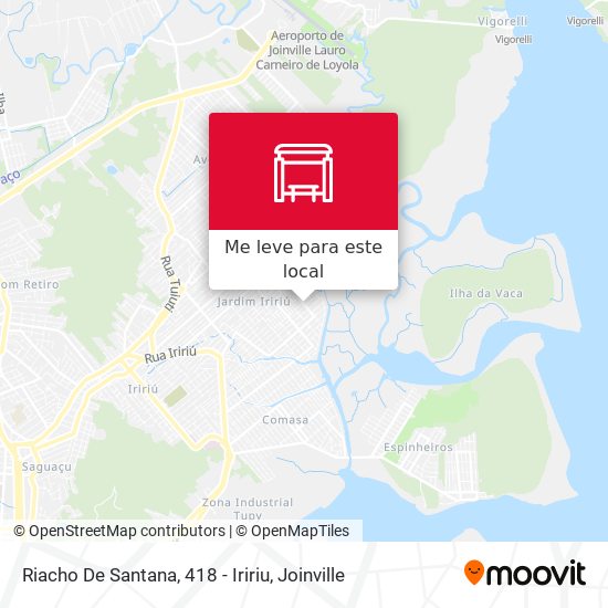Riacho De Santana, 418 - Iririu mapa