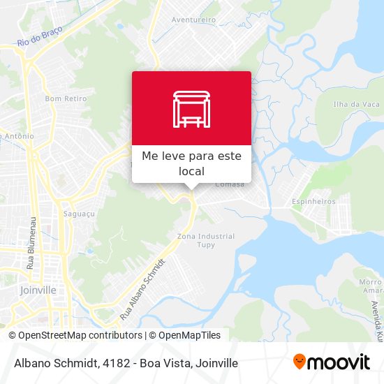 Albano Schmidt, 4182 - Boa Vista mapa