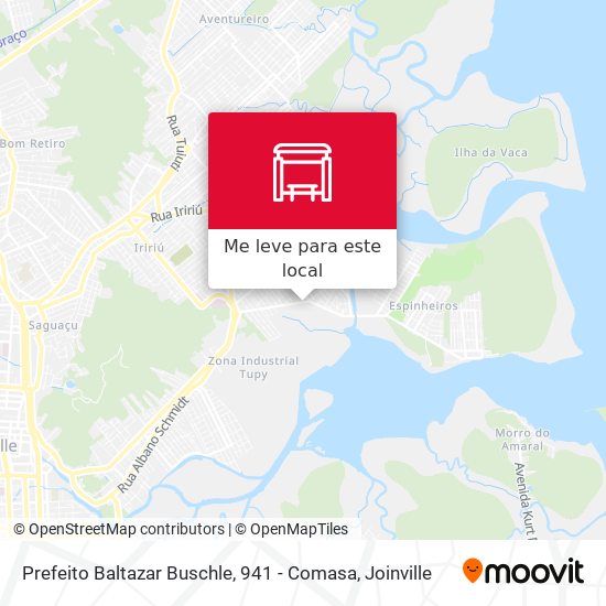 Prefeito Baltazar Buschle, 941 - Comasa mapa