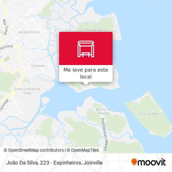 João Da Silva, 223 - Espinheiros mapa
