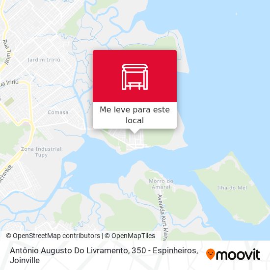 Antônio Augusto Do Livramento, 350 - Espinheiros mapa
