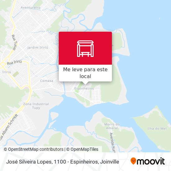 José Silveira Lopes, 1100 - Espinheiros mapa