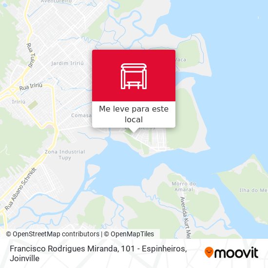 Francisco Rodrigues Miranda, 101 - Espinheiros mapa