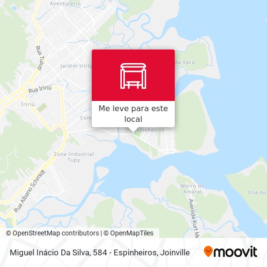 Miguel Inácio Da Silva, 584 - Espinheiros mapa