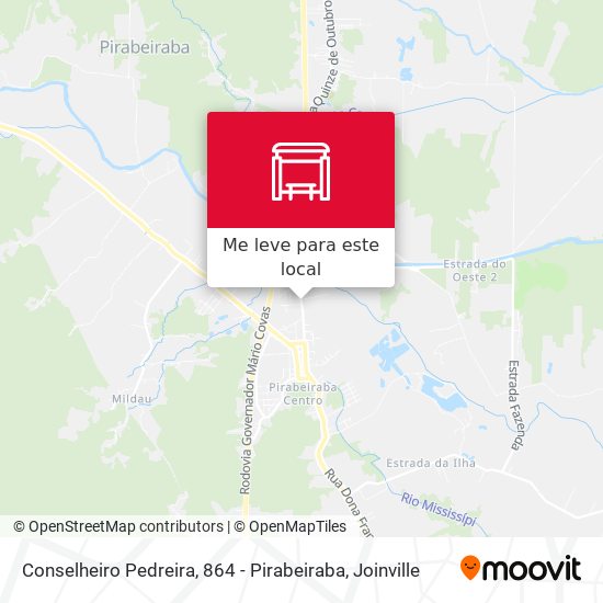 Conselheiro Pedreira, 864 - Pirabeiraba mapa