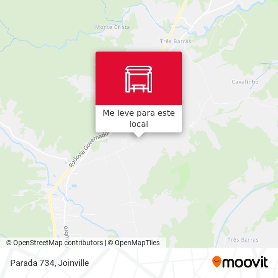 Parada 734 mapa