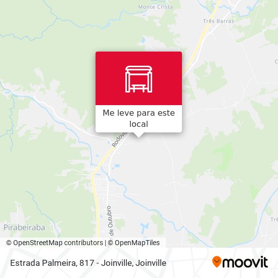 Estrada Palmeira, 817 - Joinville mapa
