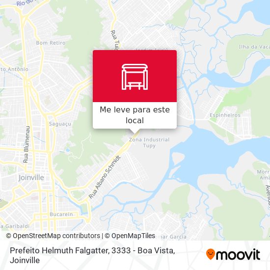 Prefeito Helmuth Falgatter, 3333 - Boa Vista mapa