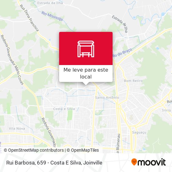 Rui Barbosa, 659 - Costa E Silva mapa