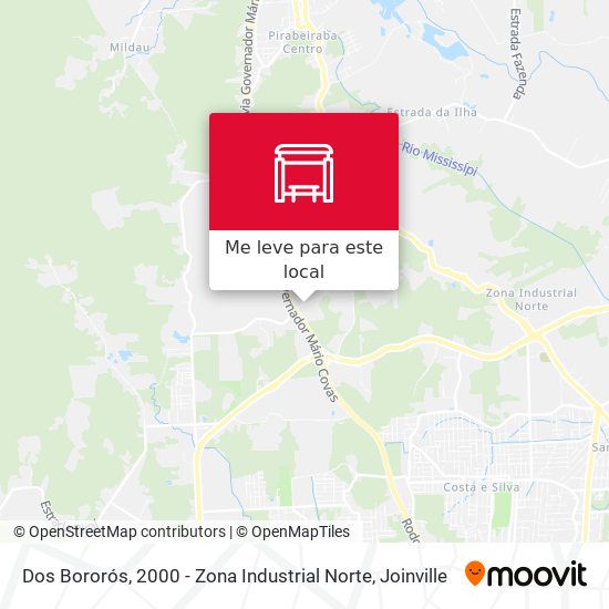 Dos Bororós, 2000 - Zona Industrial Norte mapa