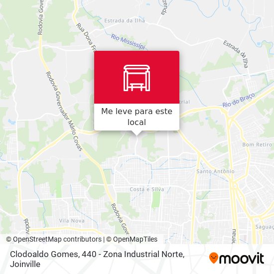 Clodoaldo Gomes, 440 - Zona Industrial Norte mapa
