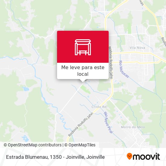 Estrada Blumenau, 1350 - Joinville mapa