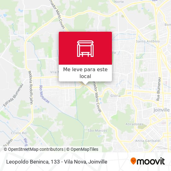 Leopoldo Beninca, 133 - Vila Nova mapa