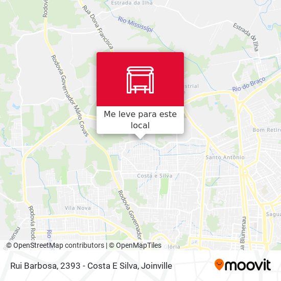Rui Barbosa, 2393 - Costa E Silva mapa