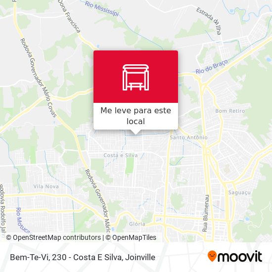 Bem-Te-Vi, 230 - Costa E Silva mapa