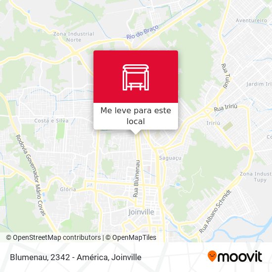 Blumenau, 2342 - América mapa