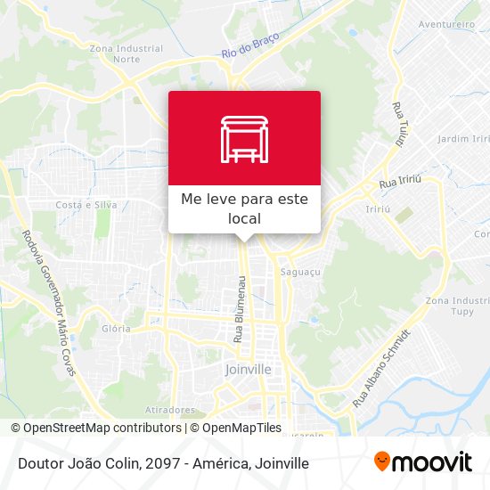Doutor João Colin, 2097 - América mapa