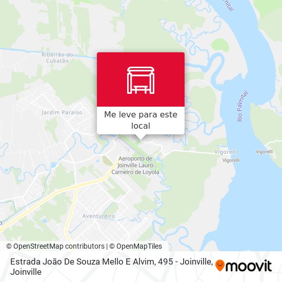 Estrada João De Souza Mello E Alvim, 495 - Joinville mapa
