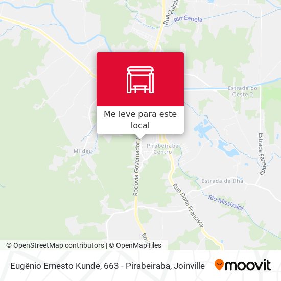 Eugênio Ernesto Kunde, 663 - Pirabeiraba mapa