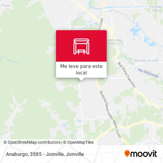 Anaburgo, 3585 - Joinville mapa