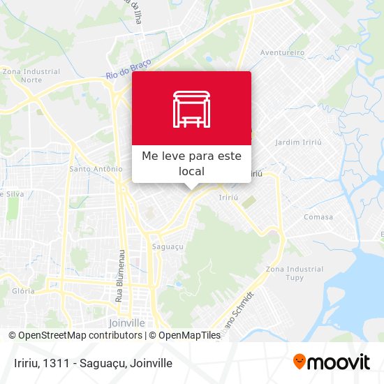 Iririu, 1311 - Saguaçu mapa