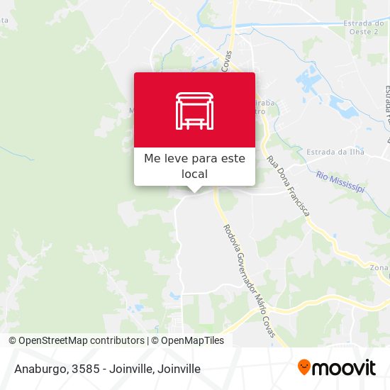 Anaburgo, 3585 - Joinville mapa