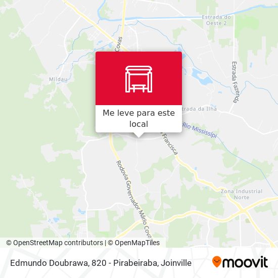 Edmundo Doubrawa, 820 - Pirabeiraba mapa