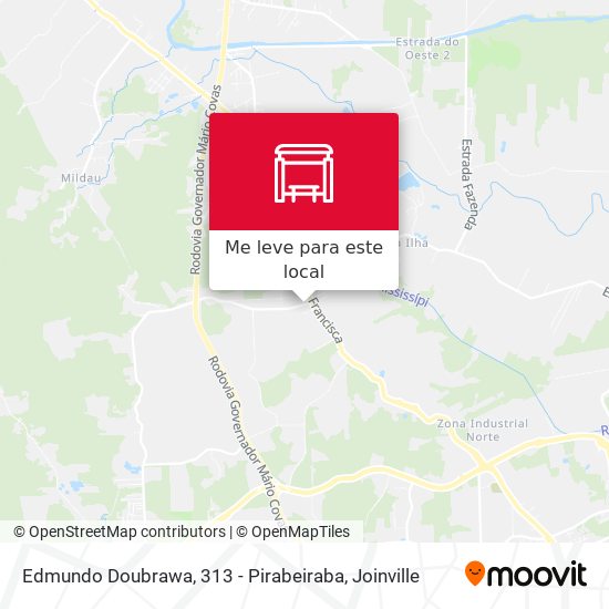 Edmundo Doubrawa, 313 - Pirabeiraba mapa
