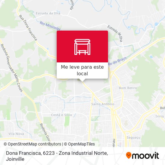 Dona Francisca, 6223 - Zona Industrial Norte mapa