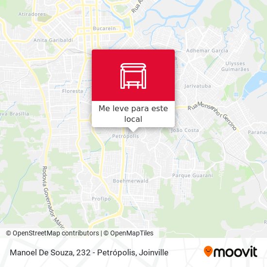 Manoel De Souza, 232 - Petrópolis mapa