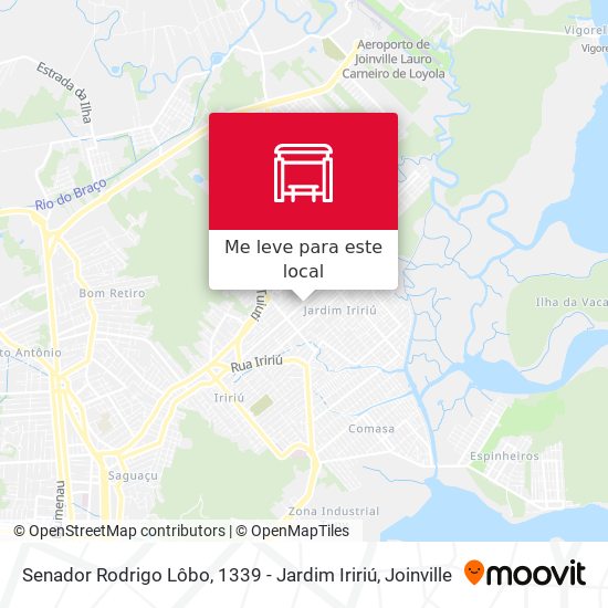 Senador Rodrigo Lôbo, 1339 - Jardim Iririú mapa