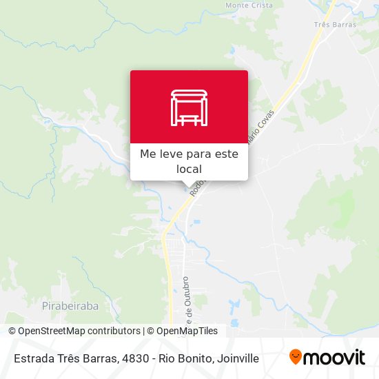 Estrada Três Barras, 4830 - Rio Bonito mapa