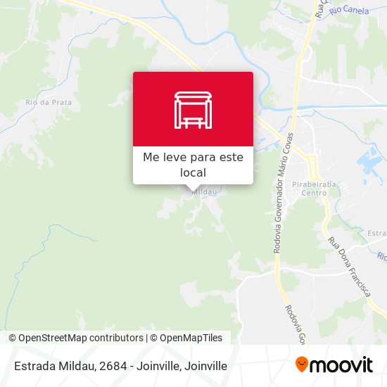 Estrada Mildau, 2684 - Joinville mapa