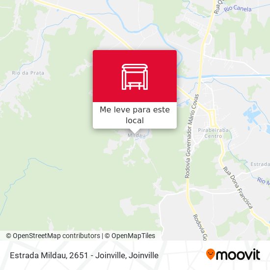 Estrada Mildau, 2651 - Joinville mapa