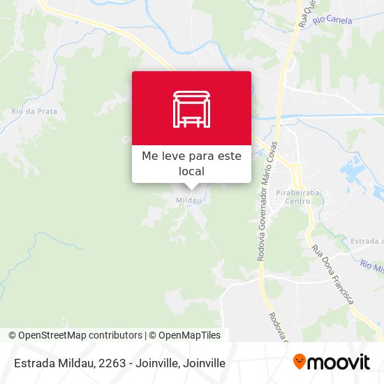 Estrada Mildau, 2263 - Joinville mapa