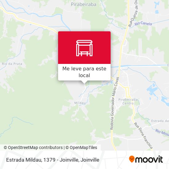 Estrada Mildau, 1379 - Joinville mapa