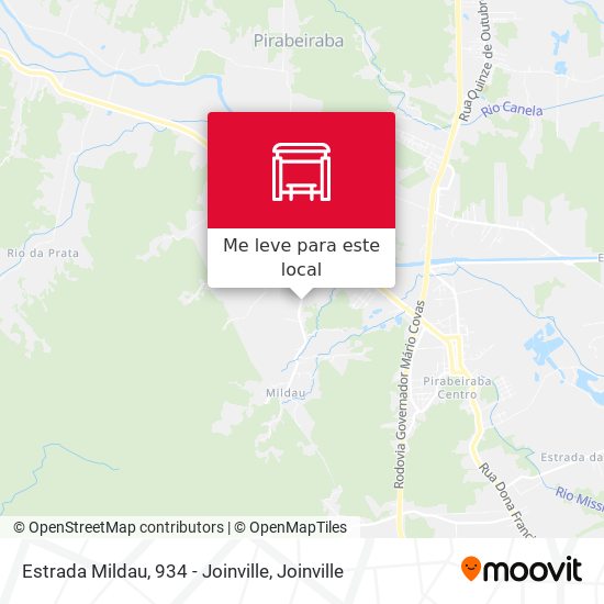 Estrada Mildau, 934 - Joinville mapa