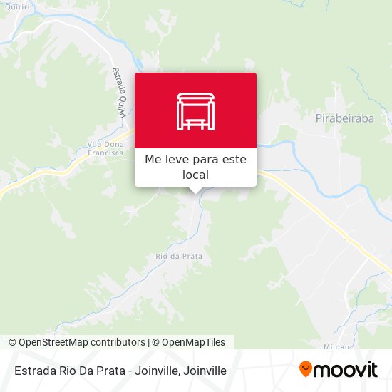 Estrada Rio Da Prata - Joinville mapa