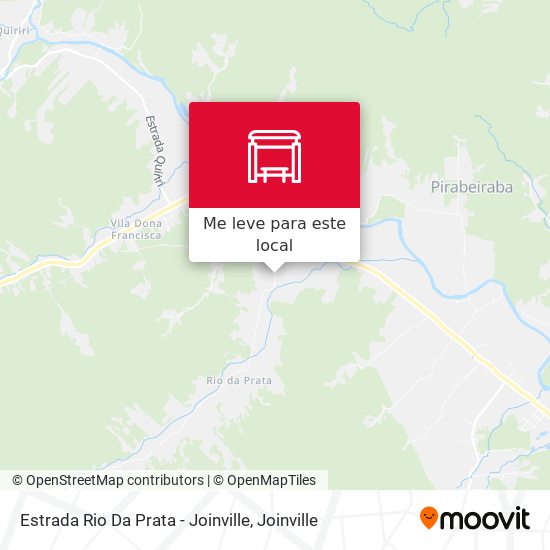 Estrada Rio Da Prata - Joinville mapa