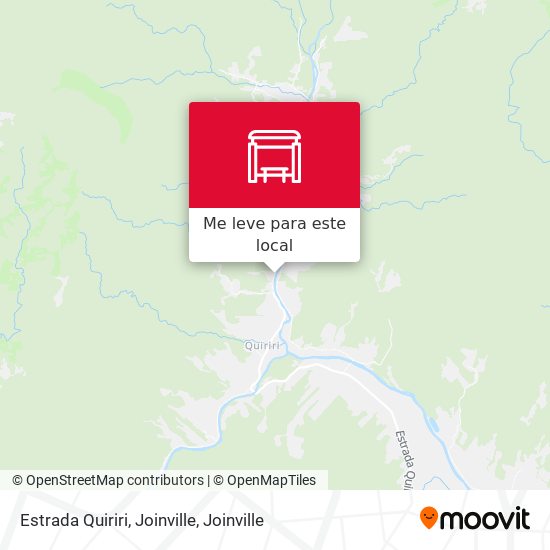Estrada Quiriri, Joinville mapa